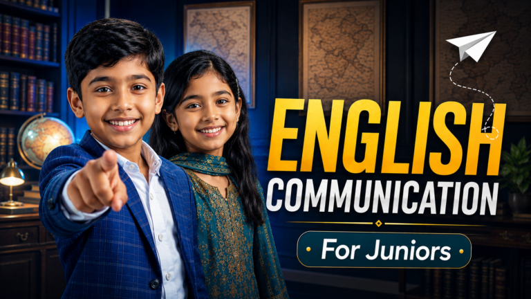 English Communication For Juniors – LIVE COURSE